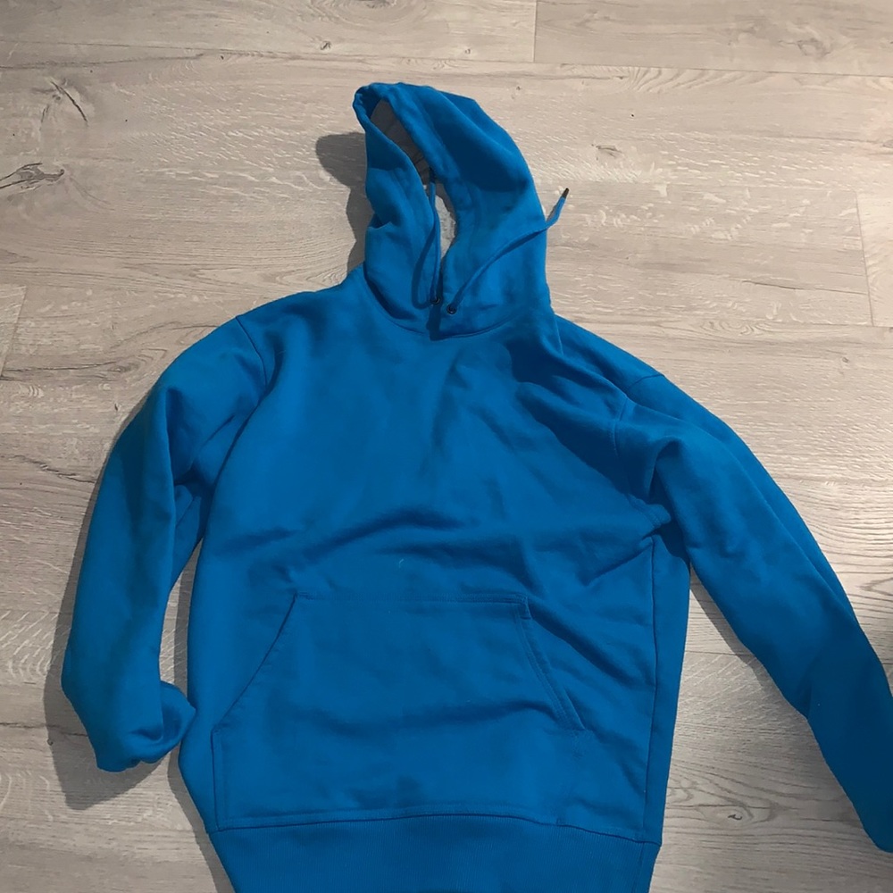 teal/blue champion sweatshirt